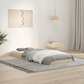 Estructura de cama madera maciza de pino 75x190