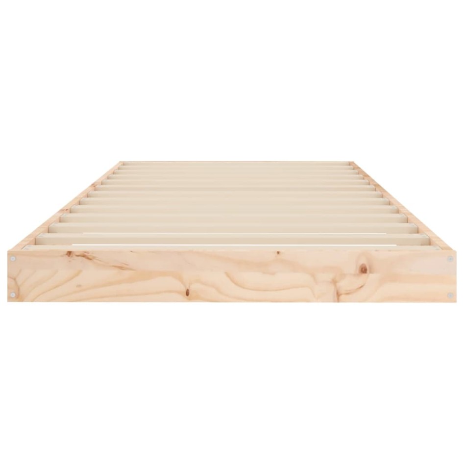 Estructura de cama madera maciza de pino 75x190