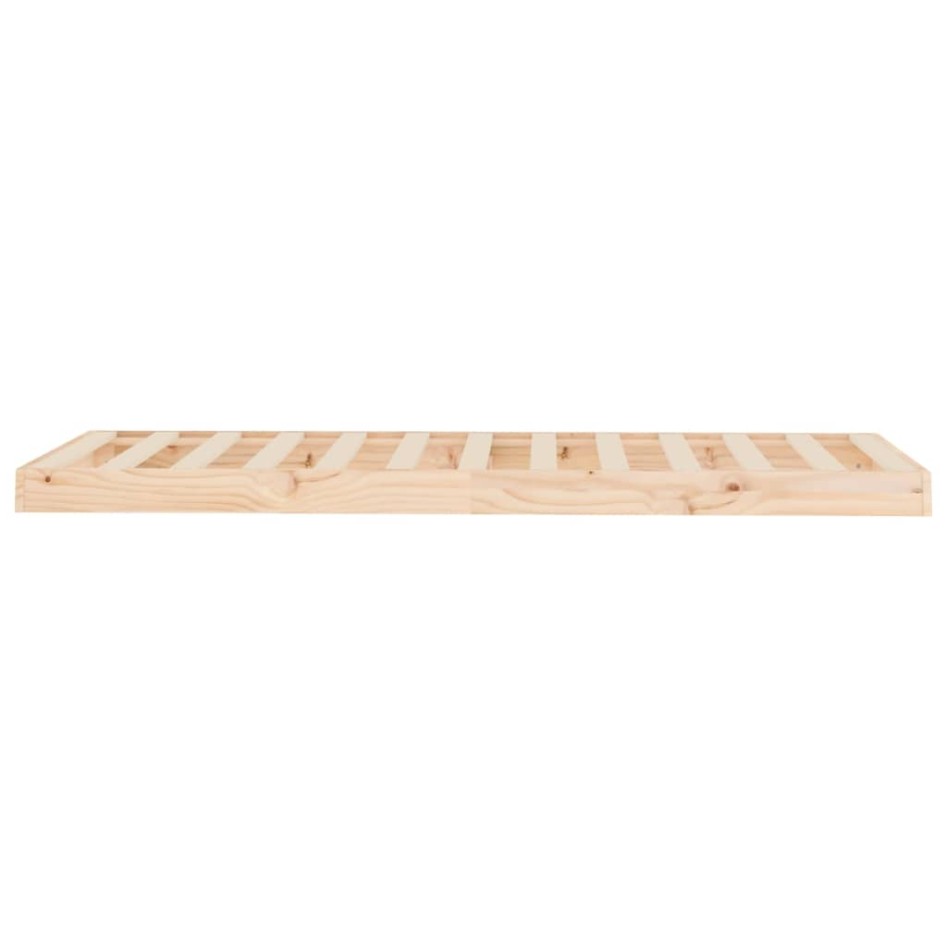 Estructura de cama madera maciza de pino 75x190