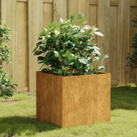 Jardinera de acero corten 40x41x40