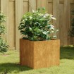 Jardinera de acero corten 40x41x40 cm
