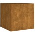 Jardinera de acero corten 40x41x40