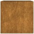 Jardinera de acero corten 40x41x40