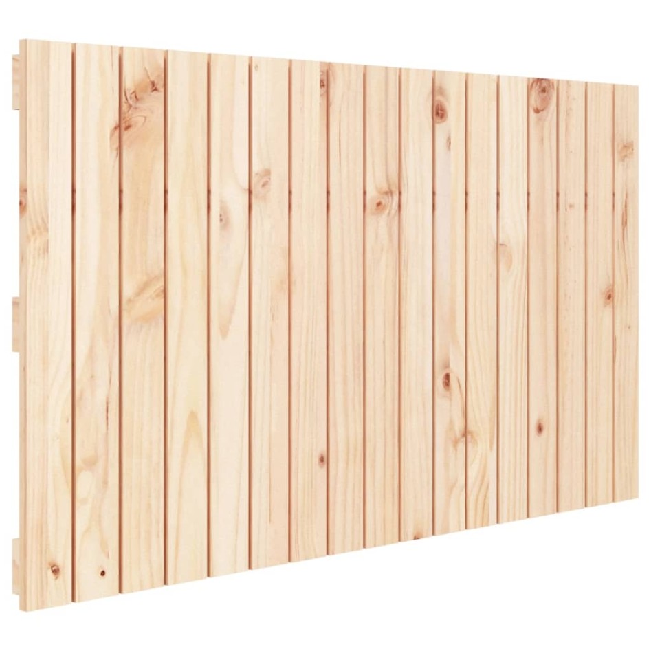 Cabecero de cama de pared madera maciza de pino 108x3x60