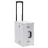 Maleta trolley de piloto aluminio plateado 47x39x27
