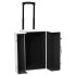 Maleta trolley de piloto aluminio plateado 47x39x27