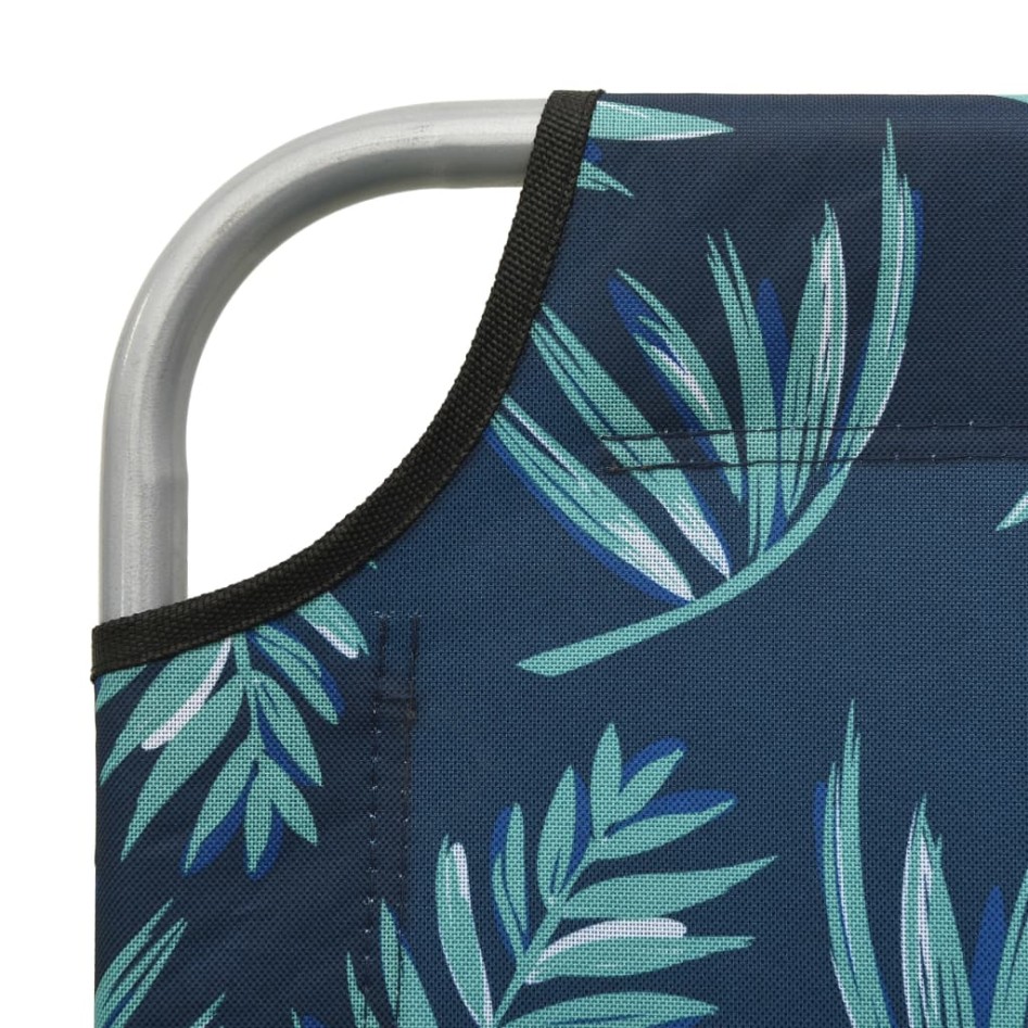 Tumbona con toldo acero estampado de