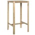 Mesa de bar madera de pino impregnada 60x60x110
