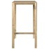 Mesa de bar madera de pino impregnada 60x60x110
