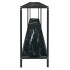 Mesa consola vidrio templado negro 200x35x75,5