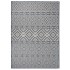 Alfombra de exterior de tejido plano rayas azules 200x280
