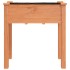 Jardinera con forro interior madera abeto marrón 71x37x76