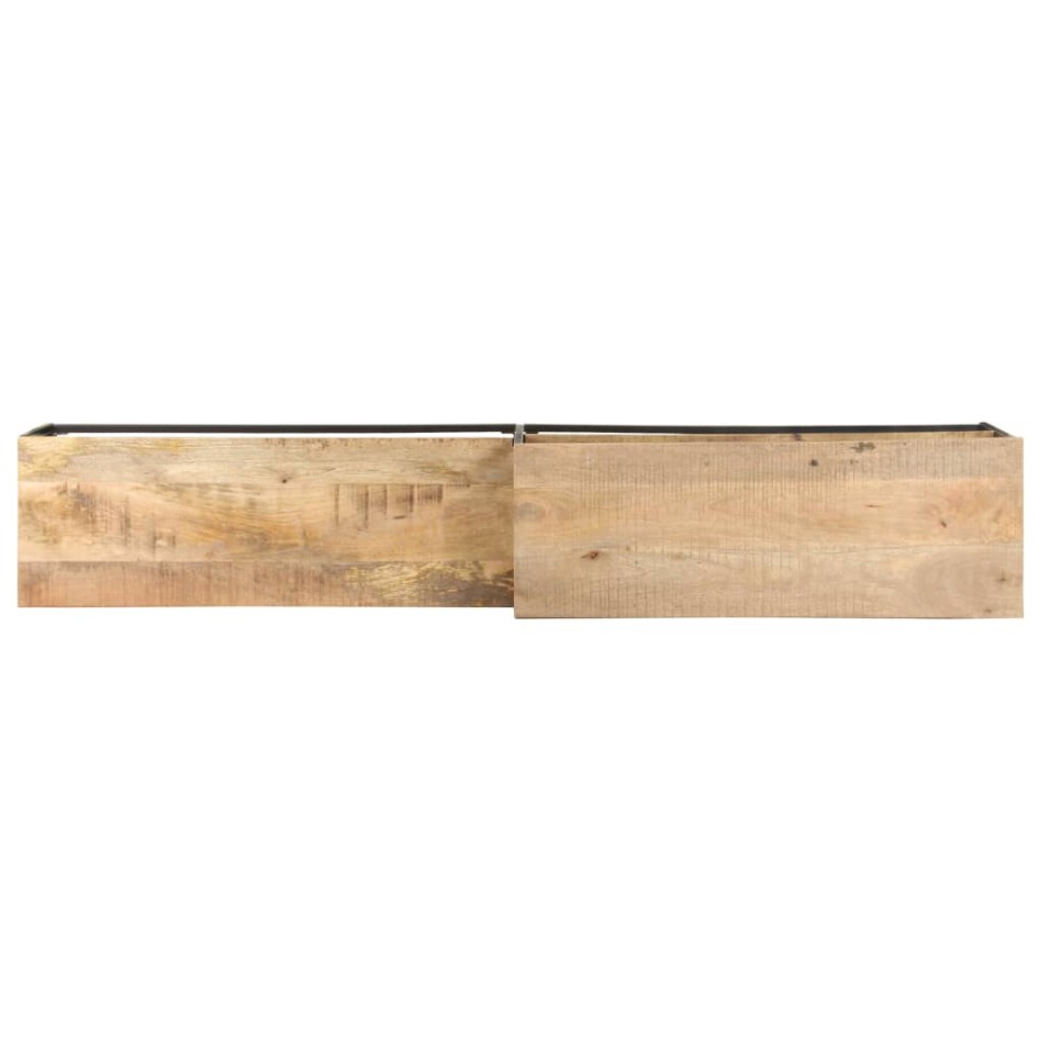 Mueble para TV de madera maciza de mango rugosa 180x30x50