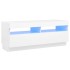 Mueble para TV con luces LED blanco 100x35x40