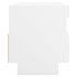 Mueble para TV con luces LED blanco 100x35x40