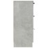 Aparador de madera contrachapada gris hormigón 60x30x70