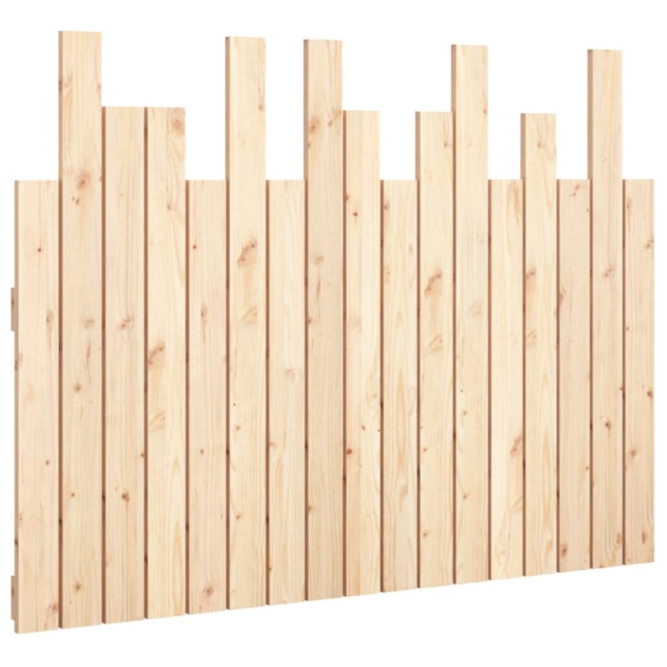 Cabecero de cama de pared madera maciza de pino 108x3x80