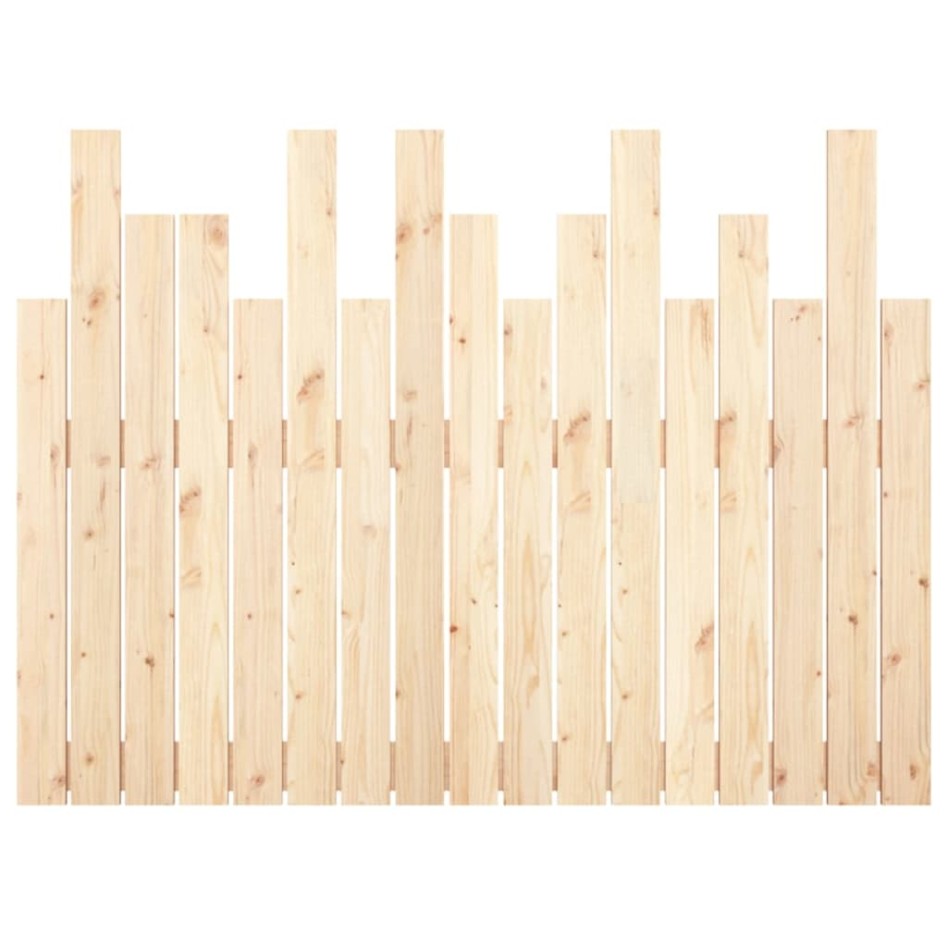 Cabecero de cama de pared madera maciza de pino 108x3x80