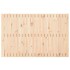 Cabecero de cama de pared madera maciza de pino 140x3x90
