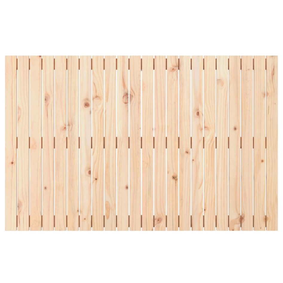 Cabecero de cama de pared madera maciza de pino 140x3x90