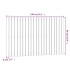 Cabecero de cama de pared madera maciza de pino 140x3x90