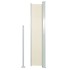 Toldo lateral de jardín o terraza crema 160x300