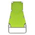Tumbona plegable de acero con recubrimiento polvo verde
