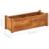 Arriate de madera de acacia 76x27,6x25