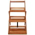 Soporte para plantas de 3 niveles madera de acacia 50x63x80