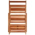 Soporte para plantas de 3 niveles madera de acacia 50x63x80