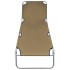 Tumbona plegable con respaldo ajustable
