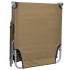 Tumbona plegable con respaldo ajustable