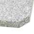 Base de peso de sombrilla de granito cuadrada gris 25