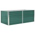 Jardinera elevada de acero galvanizado verde 160x80x45