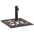 Base de sombrilla de hierro fundido color bronce 12 kg 49