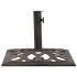 Base de sombrilla de hierro fundido color bronce 12 kg 49