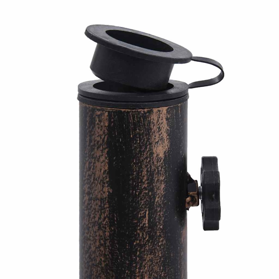 Base de sombrilla de hierro fundido color bronce 12 kg 49