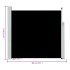 Toldo lateral retráctil de jardín negro 170x300