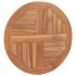 Superficie de mesa redonda madera maciza de teca 2,5 cm 60