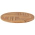 Superficie de mesa redonda madera maciza de teca 2,5 cm 60