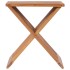Taburete plegable de madera maciza de teca 40x32x45