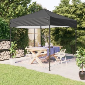 Carpa para fiestas plegable gris antracita 2x2