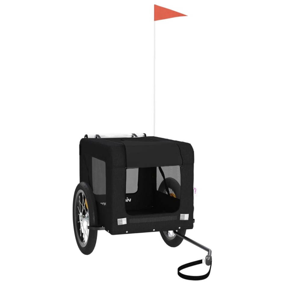 Remolque de bicicleta mascotas hierro tela Oxford