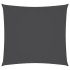 Toldo de vela cuadrado tela Oxford gris antracita 5x5