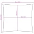 Toldo de vela cuadrado tela Oxford gris antracita 5x5