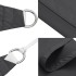 Toldo de vela rectangular tela Oxford gris antracita 4x7