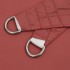 Toldo de vela cuadrado tela Oxford terracota 5x5