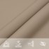 Toldo de vela rectangular tela Oxford gris taupe 3x6