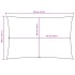 Toldo de vela rectangular tela Oxford gris taupe 4x7