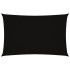 Toldo de vela rectangular tela Oxford negro 4x7
